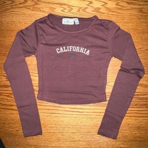 Daisy Street California Graphic Crop T-shirt